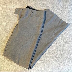 LOFT gray Marisa professional full length trouser pants